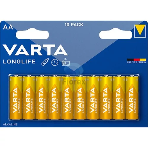 Elem, AA ceruza, 10 db, műanyagmentes, VARTA "Longlife"