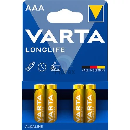 Elem, AAA mikro, 4 db, VARTA "Longlife"