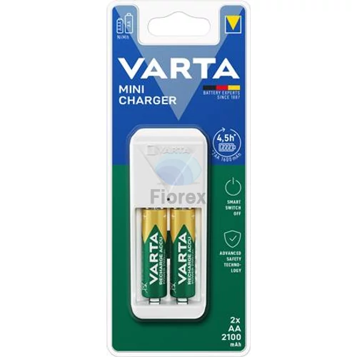 Elemtöltő, AA/AAA, 2x2100 mAh AA, VARTA "Mini"