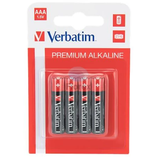 Elem, AAA mikro, 4 db, VERBATIM "Premium"