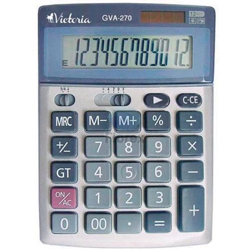 Számológép, asztali, 12 számjegy, VICTORIA OFFICE,