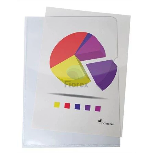 Genotherm, "L", A4, 150 mikron, víztiszta, VICTORIA OFFICE - 10db