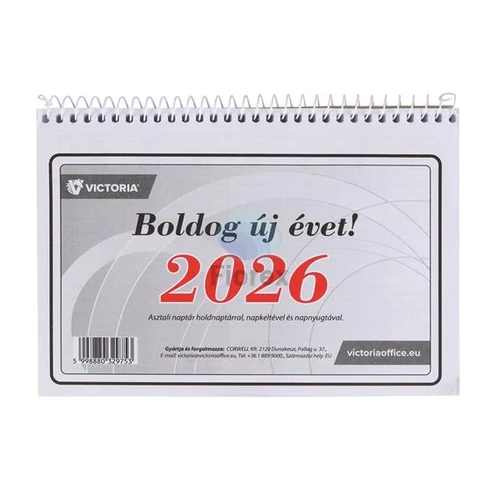 Naptár, asztali, 23TA, VICTORIA OFFICE (2026 évi)