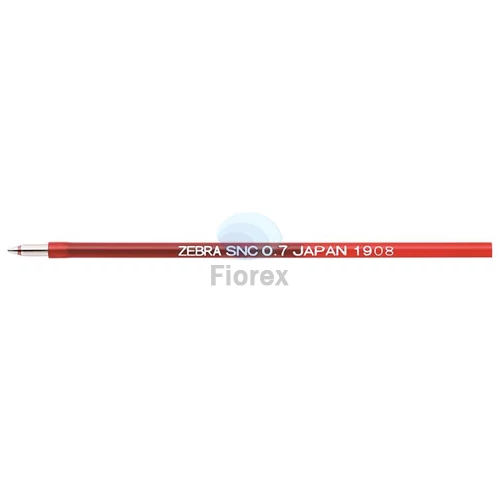 Golyóstollbetét, 0,24 mm, ZEBRA "SNC", piros