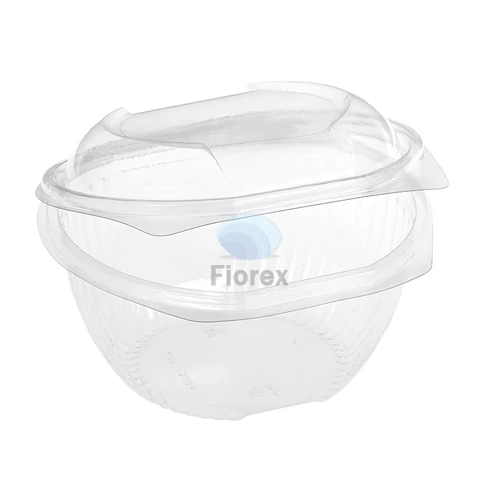 PLA Salátás Tál, 1000 ml, Csuklós Fedővel