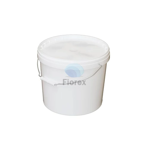 Műanyag kerek vödör, fehér, 10 liter