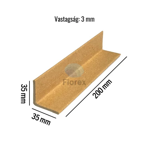 Élvédő papír 35x35x3 200mm