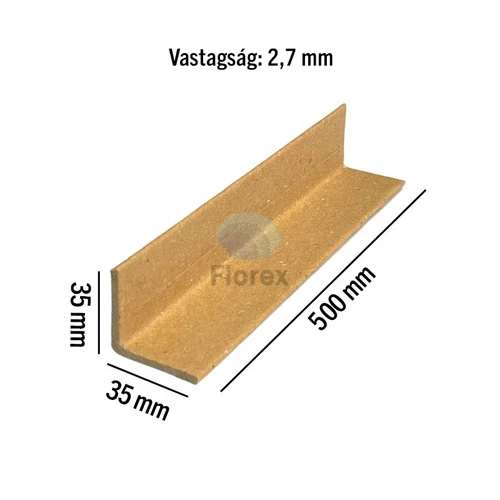 Élvédő papír 35x35x3 200mm