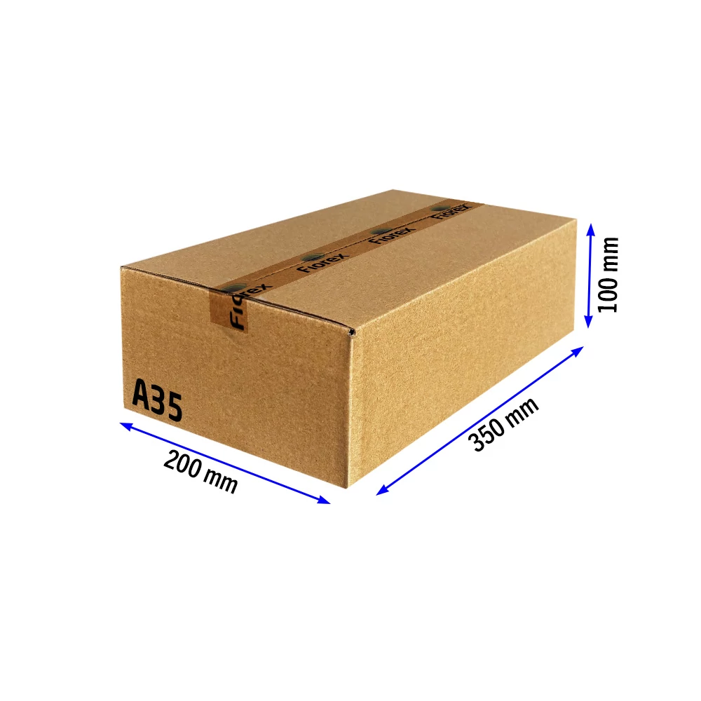Kartondoboz, A35, 350x200x100 mm TF doboz