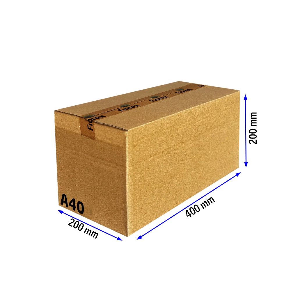 Kartondoboz, A40, 400x200x200 mm TF doboz