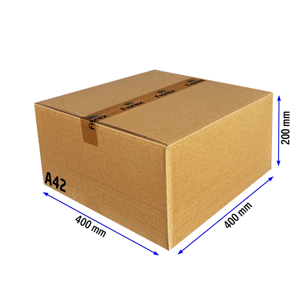 Kartondoboz, A42, 400x400x200 mm TF doboz