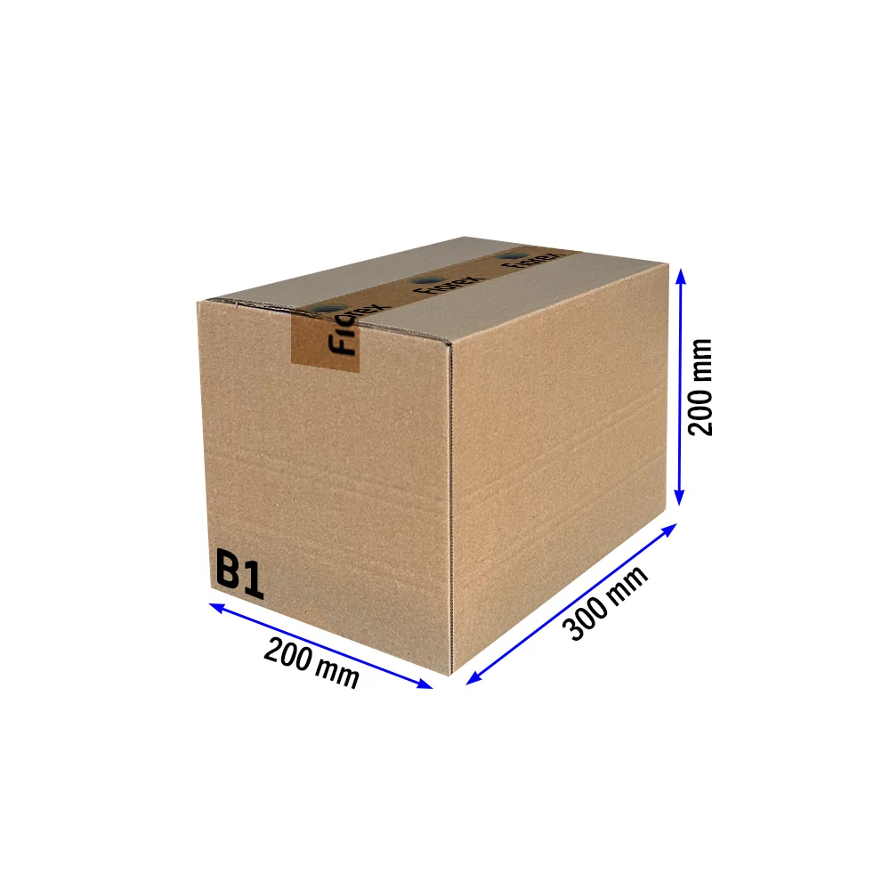 Kartondoboz, B1, 300x200x200 mm TF, 5 rétegű TF doboz