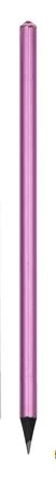 Ceruza, metál pink, rózsaszín SWAROVSKI® kristállyal, 14 cm, ART CRYSTELLA®