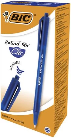 Golyóstoll, 0,32 mm, nyomógombos, BIC 