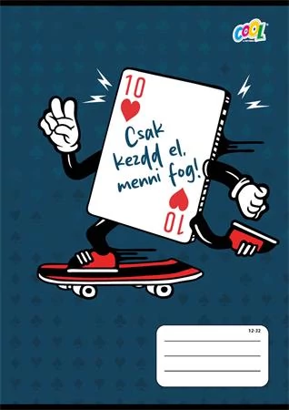 Füzet, tűzött, A5, vonalas, 32 lap, 3. osztály, COOL BY VICTORIA 
