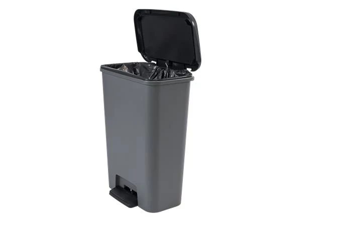 Pedálos szemetes, téglalap alakú, 50 l, CURVER 