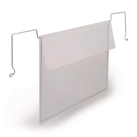 Logisztikai zseb, A5, fekvő, DURABLE, dróttal, áttetsző - 50db