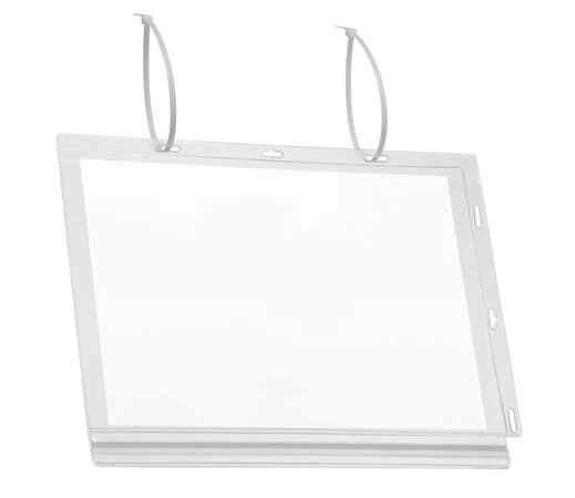Információs tasak, vízálló, kábelkötegelővel rögzíthető, A4, DURABLE - 5db