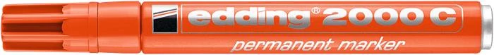Alkoholos marker, 1,5-3 mm, kúpos, EDDING 2000, narancssárga