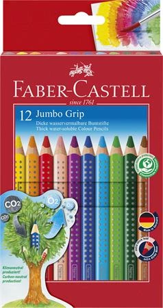 Színes ceruza készlet, háromszögletű, FABER-CASTELL 
