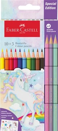 Színes ceruza készlet, hatszögletű, FABER-CASTELL