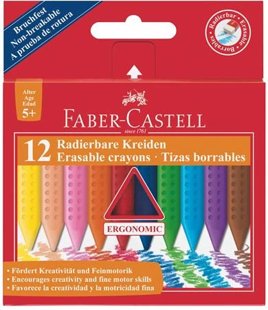 Zsírkréta, háromszögletű, FABER-CASTELL 