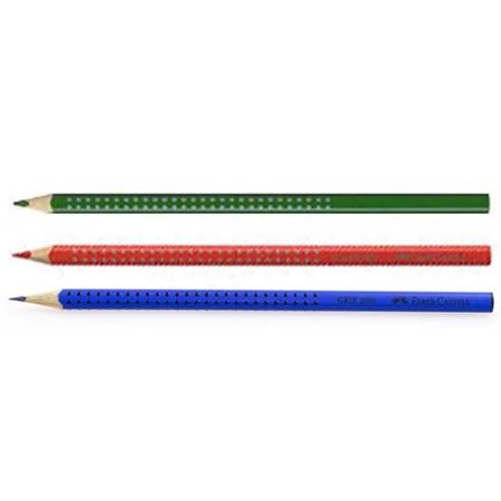 Színes ceruza készlet, háromszögletű, FABER-CASTELL 