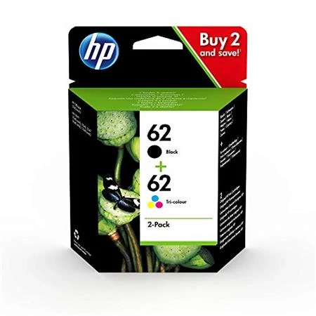 N9J71AE Tintapatron multipack ENVY 5640, 7640, 5740 nyomtatókhoz, HP 62 fekete+színes, 4+4,5 ml - 2db