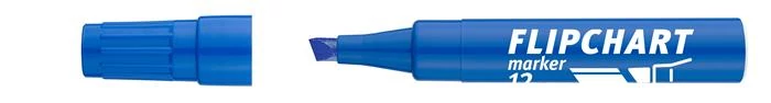 Flipchart marker, 1-4 mm, vágott, ICO 