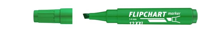 Flipchart marker, 1-4 mm, vágott, ICO 