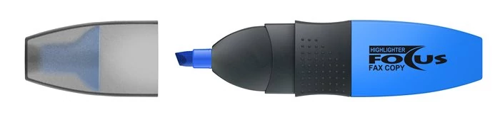 Szövegkiemelő, ICO Focus, kék