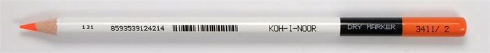 Szövegkiemelő ceruza, KOH-I-NOOR 3411, narancssárga