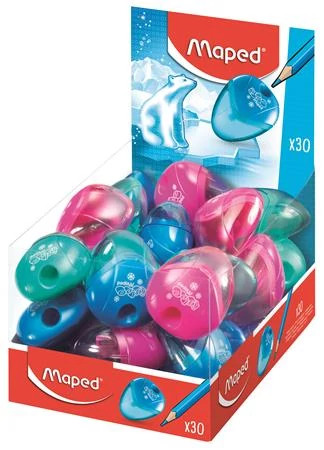 Hegyező display, egylyukú, tartályos, MAPED I-Gloo, vegyes színek - 30db