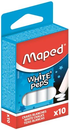 Táblakréta, MAPED, fehér - 10db