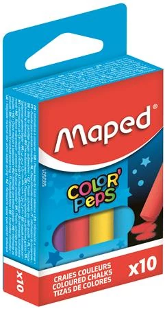 Táblakréta, MAPED, vegyes színek - 10db