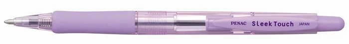 Golyóstoll, 0,7 mm, nyomógombos, lila tolltest, PENAC 