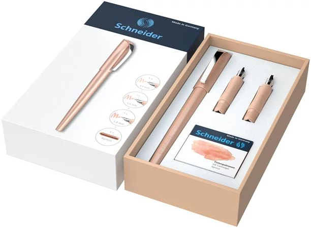 Töltőtoll ajándékszett, 1,1 mm, ajándék 1,5 és 1,8 mm-es tollheggyel, SCHNEIDER 