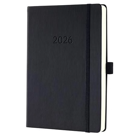 Naptár, A5, napi, 2026, kemény borító, SIGEL 
