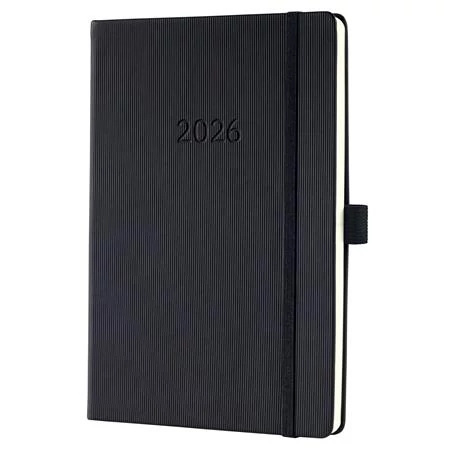 Naptár, A5, heti, 2026, kemény borító, SIGEL 
