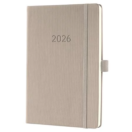 Naptár, A5, heti, 2026, kemény borító, SIGEL 
