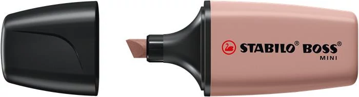 Szövegkiemelő, 1-4 mm, STABILO Boss Mini Nature vibes, sötétbarna