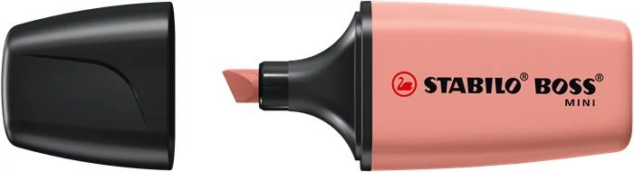 Szövegkiemelő, 1-4 mm, STABILO Boss Mini Nature vibes, vörösbarna