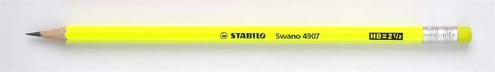 Grafitceruza radírral, HB, hatszögletű, STABILO 