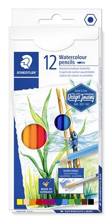 Akvarell ceruza készlet, hatszögletű, STAEDTLER® 