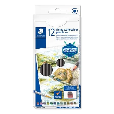 Színezett akvarell ceruza készlet, hatszögletű, STAEDTLER® 