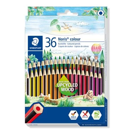 Színes ceruza készlet, hatszögletű, STAEDTLER 
