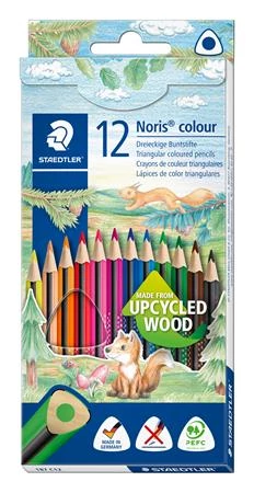Színes ceruza készlet, háromszögletű, STAEDTLER 