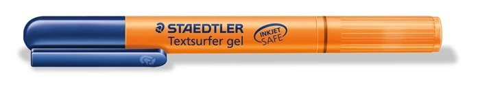 Szövegkiemelő, 3 mm, zselés, STAEDTLER Textsurfer Gel 264, narancssárga