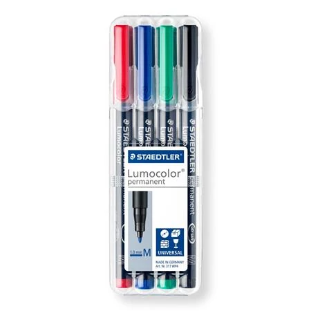 Alkoholos marker készlet, OHP, 1 mm, STAEDTLER 