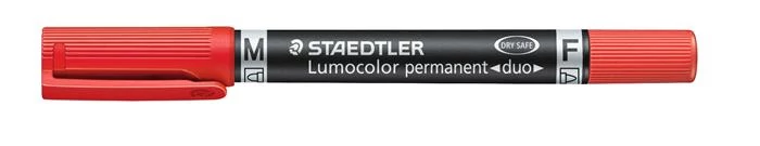 Alkoholos marker, 0,6/1,5 mm, kúpos, kétvégű, STAEDTLER 